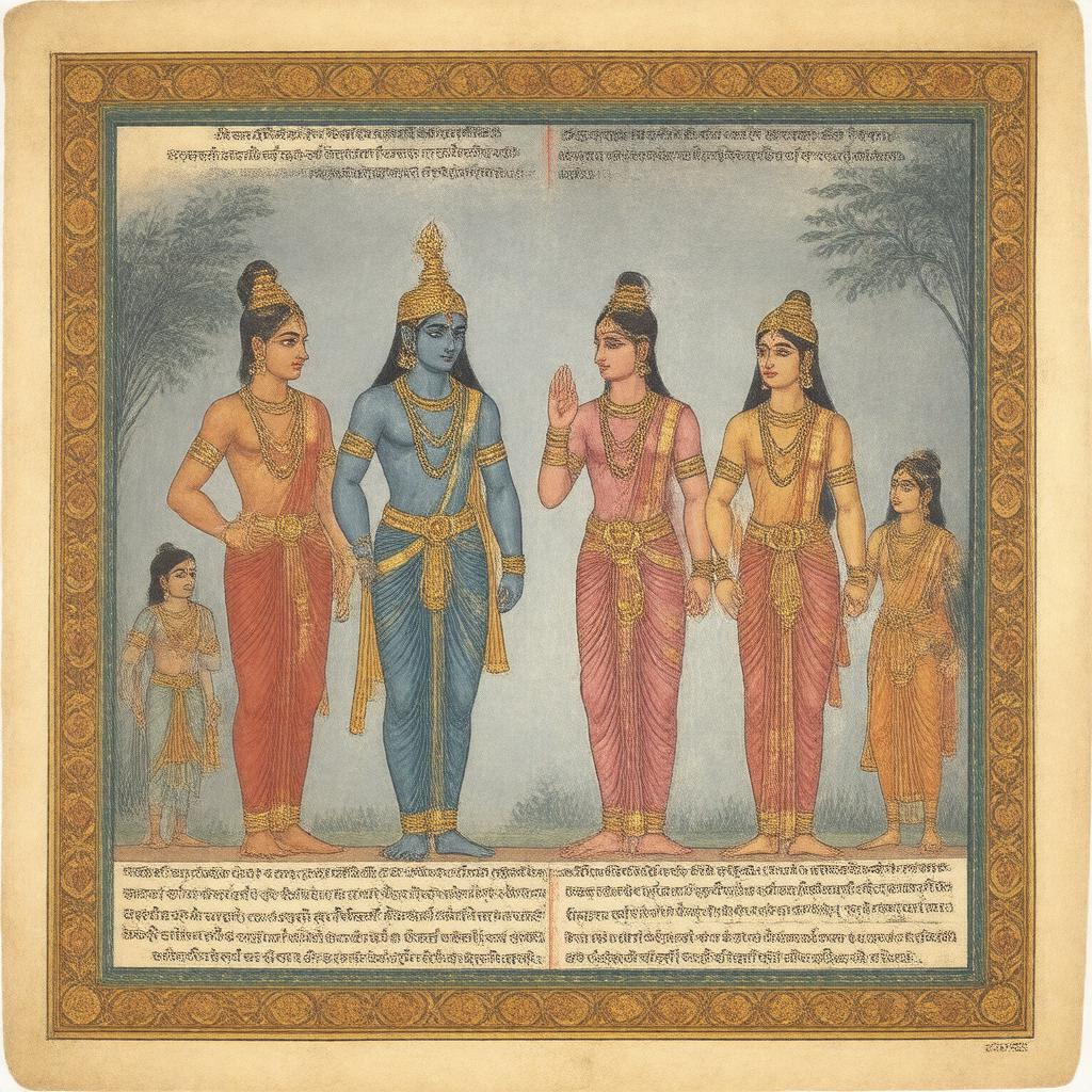 AI-created image of Kamba Ramayanam