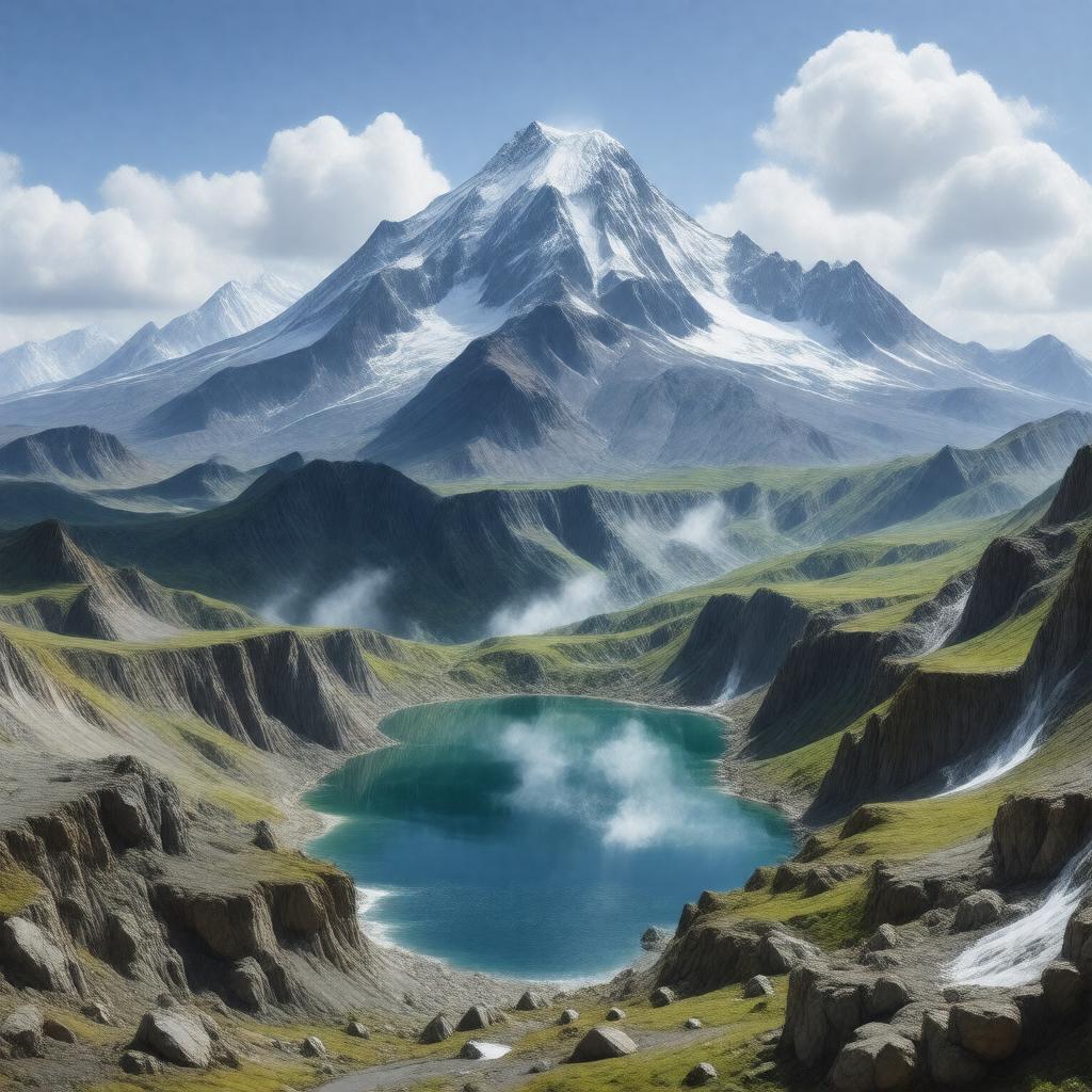 AI-created image of Kamchatka Peninsula