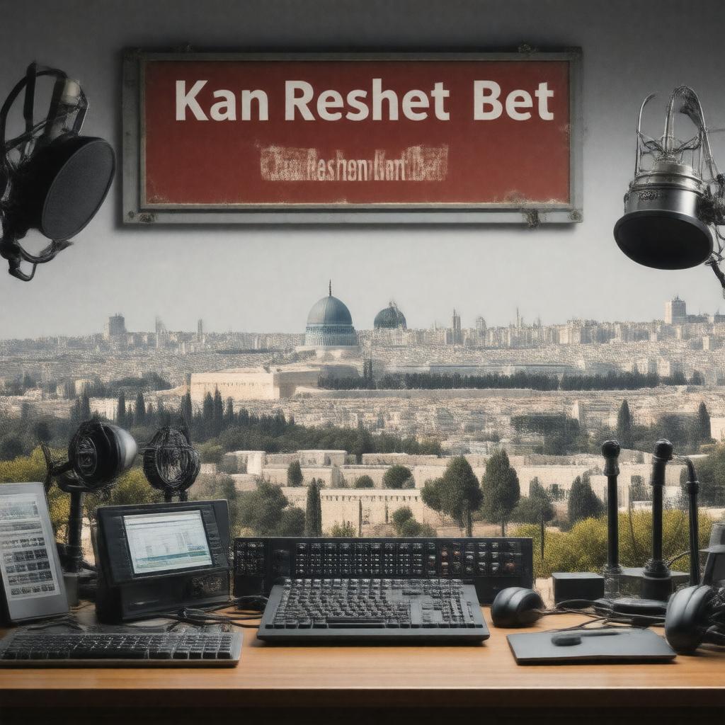 AI-created image of Kan Reshet Bet