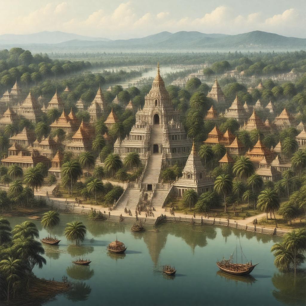 AI-created image of Kanchipuram