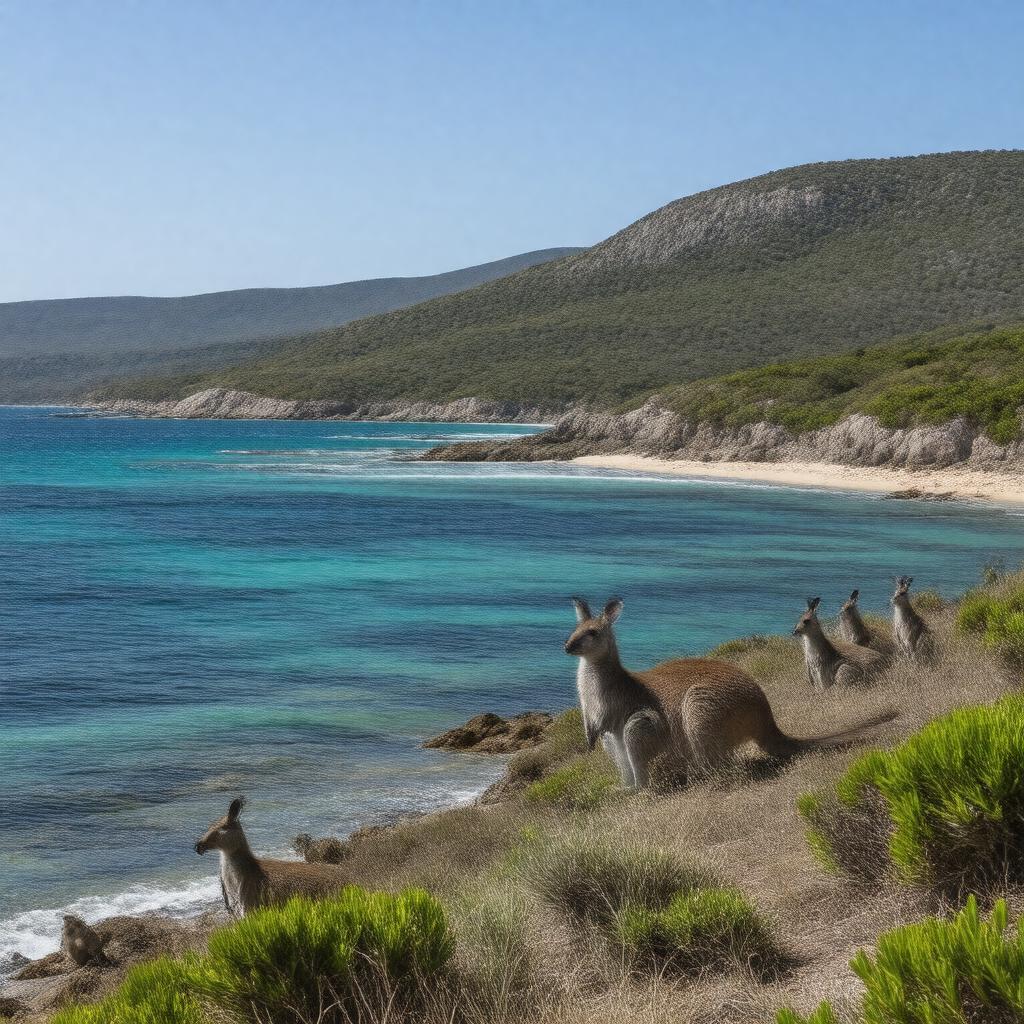 AI-created image of Kangaroo Island