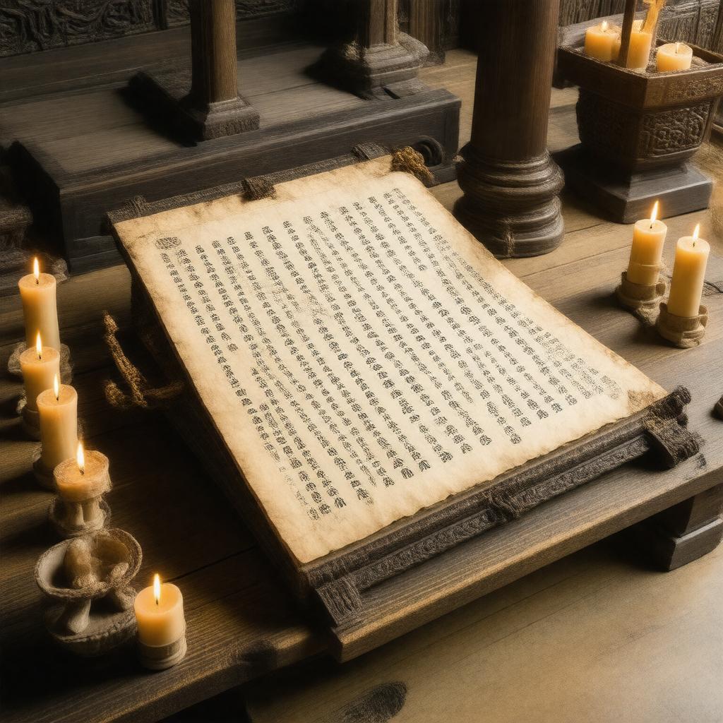 Click to view larger image AI-created image of Kanjin no Honzon-shō