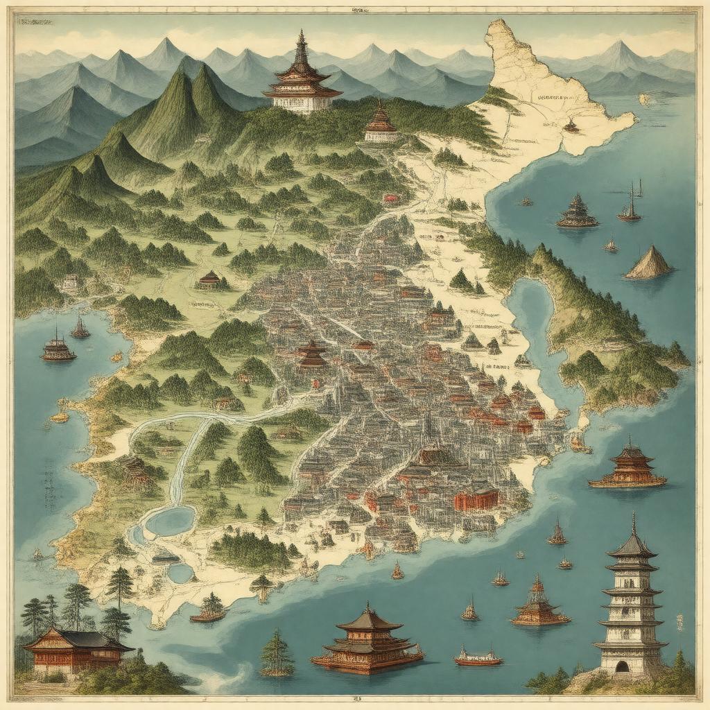 AI-created image of Kansai region