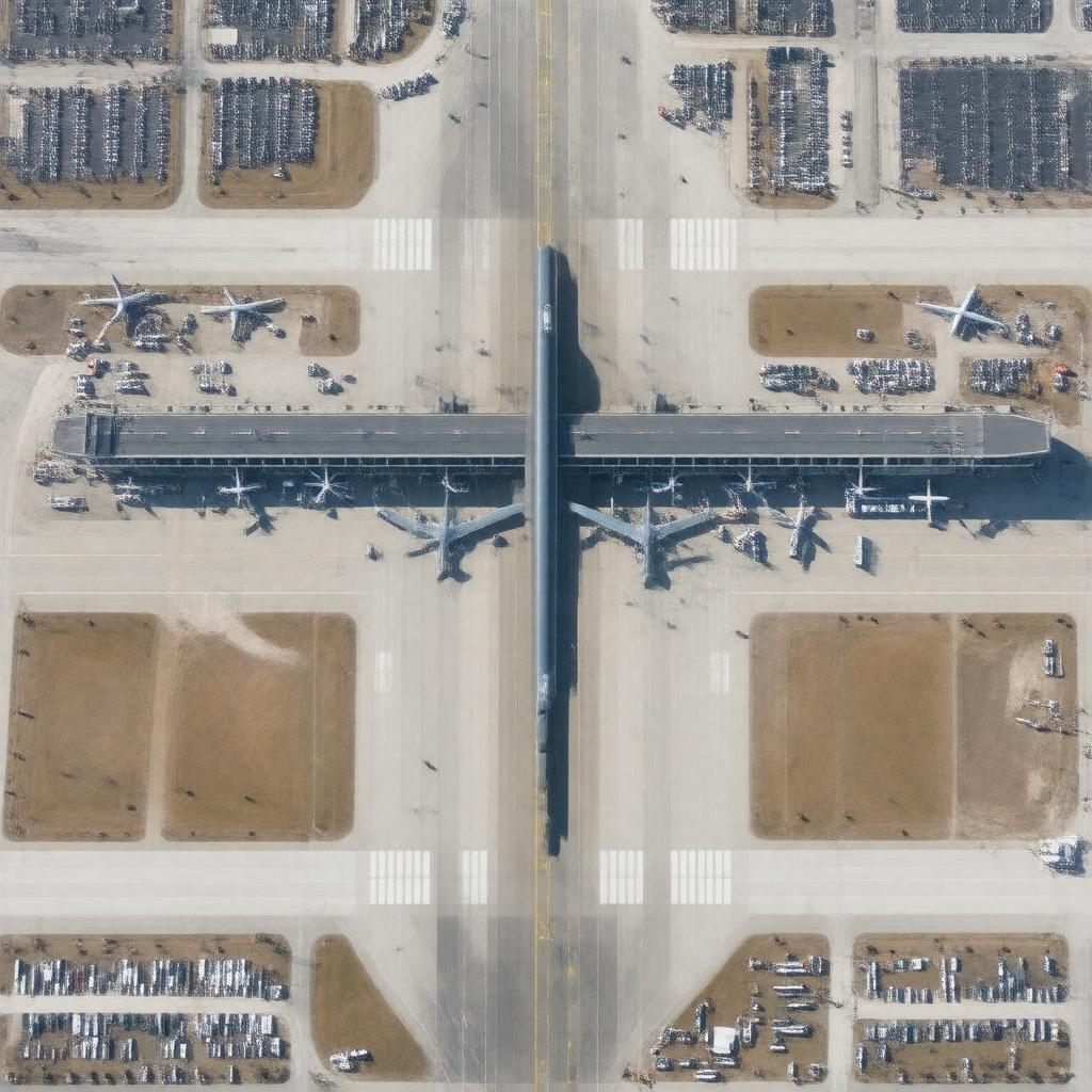 AI-created image of Kansas City International Airport