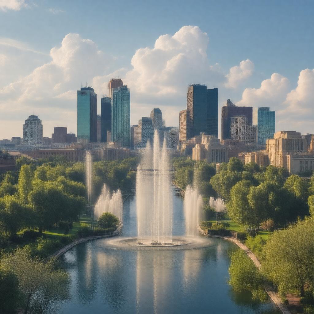 AI-created image of Kansas City, Missouri, United States