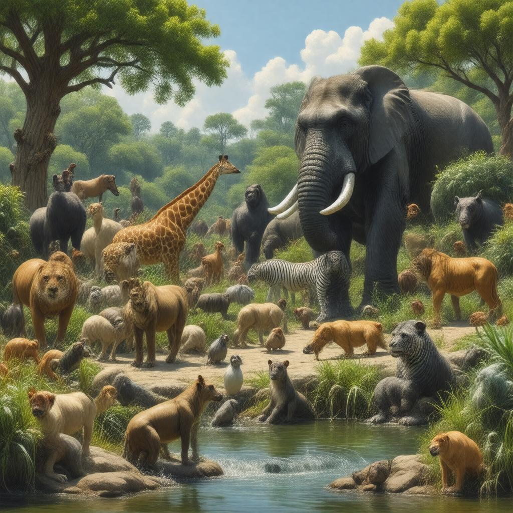 AI-created image of Kansas City Zoo