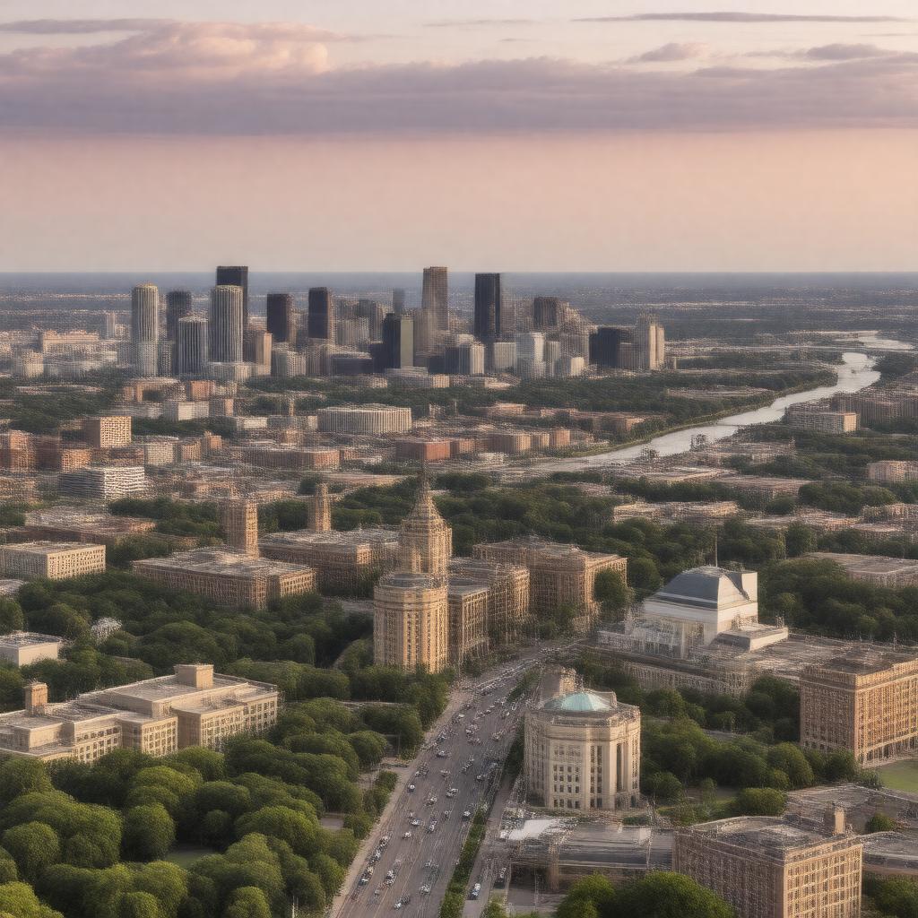 AI-created image of Kansas City metropolitan area