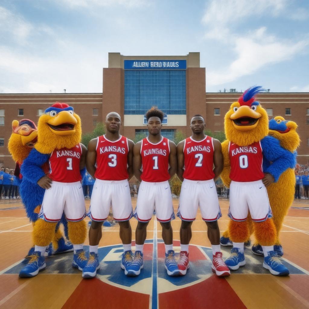 AI-created image of Kansas Jayhawks