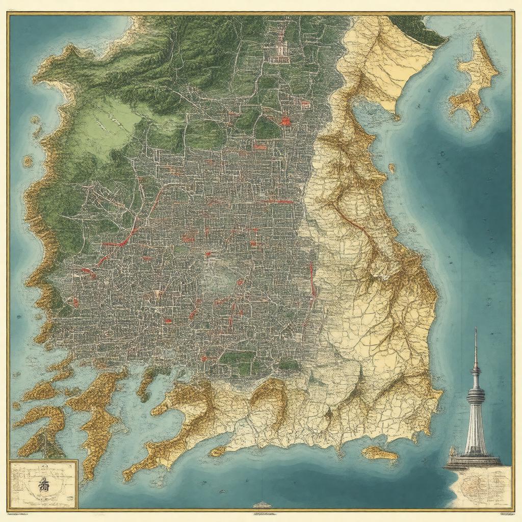 AI-created image of Kantō