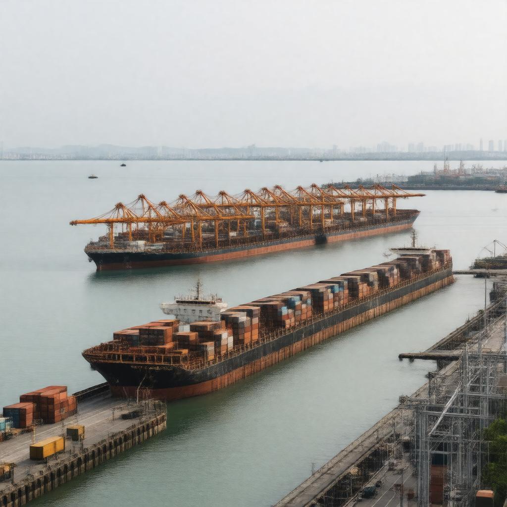 AI-created image of Kaohsiung Harbor