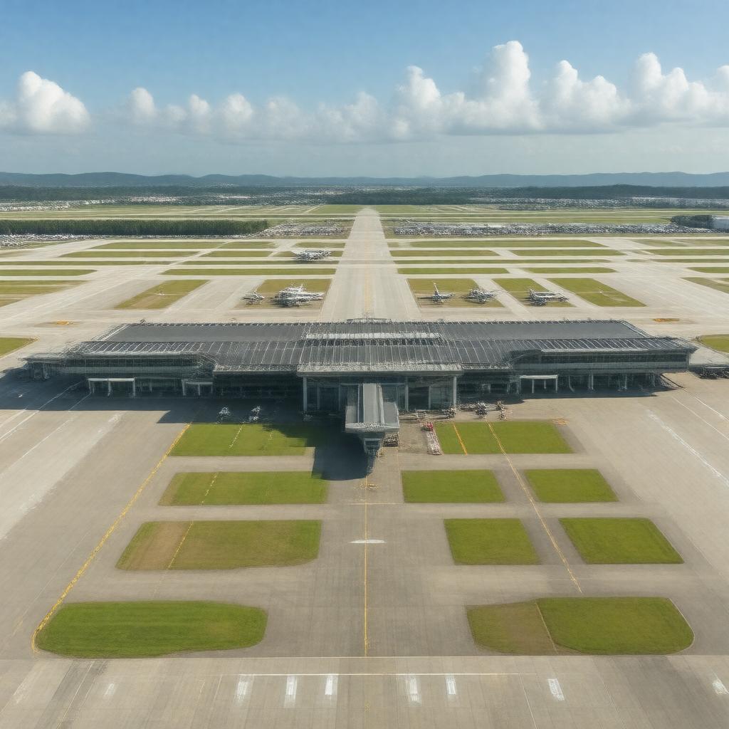 AI-created image of Kaohsiung International Airport
