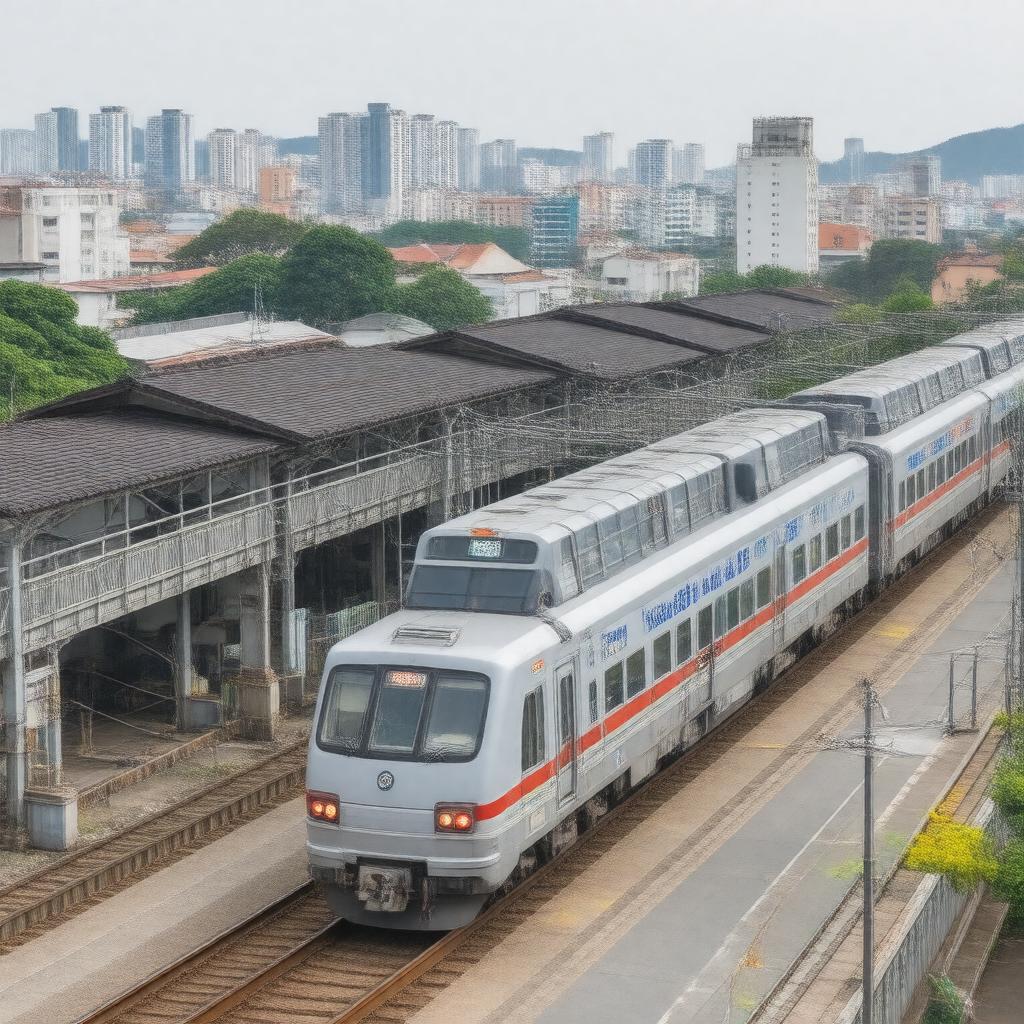 AI-created image of Kaohsiung MRT