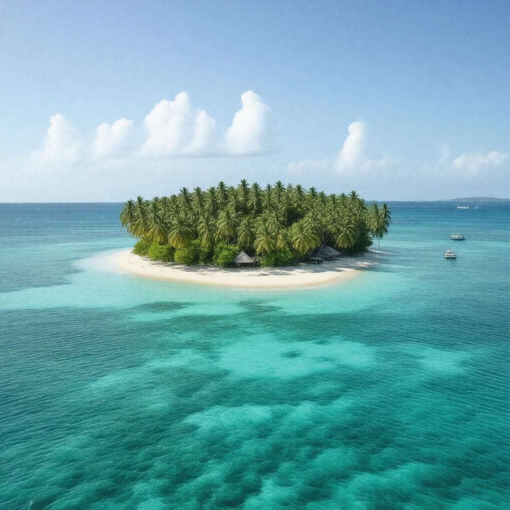 AI-created image of Kapingamarangi