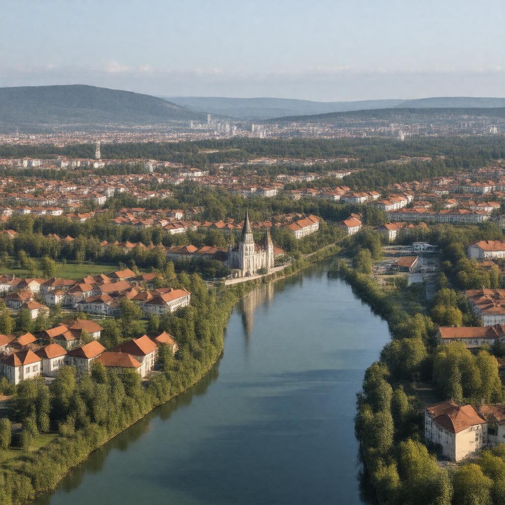 AI-created image of Kaposvár