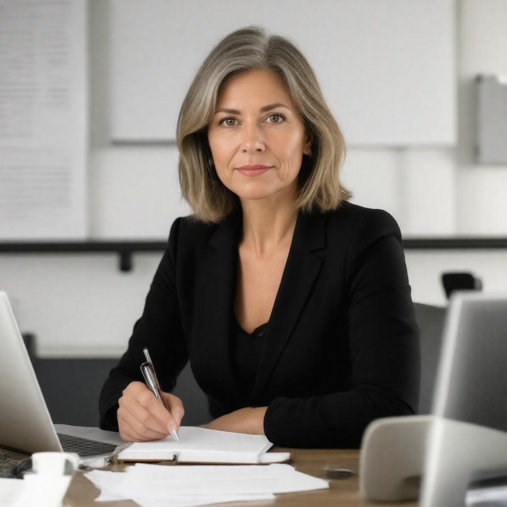 AI-created image of Kara Baskin