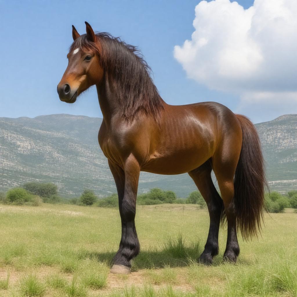 AI-created image of Karabakh horse