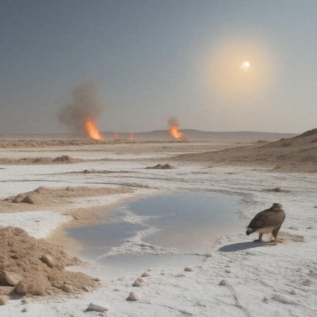 AI-created image of Karakum Desert