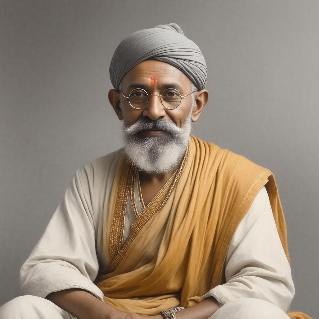 AI-created image of Karamchand Gandhi