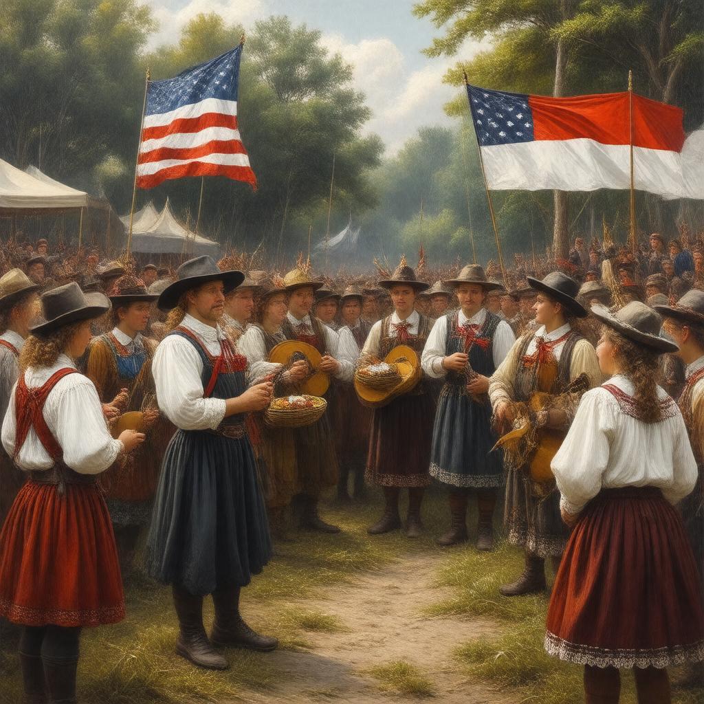 AI-created image of Karelian Americans