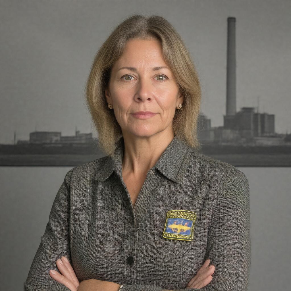 AI-created image of Karen Dorn Steele