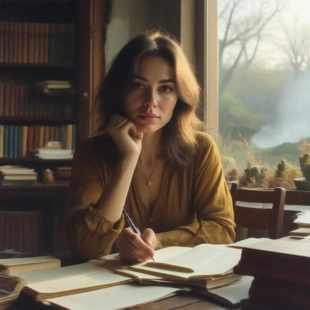 AI-created image of Karen Russell