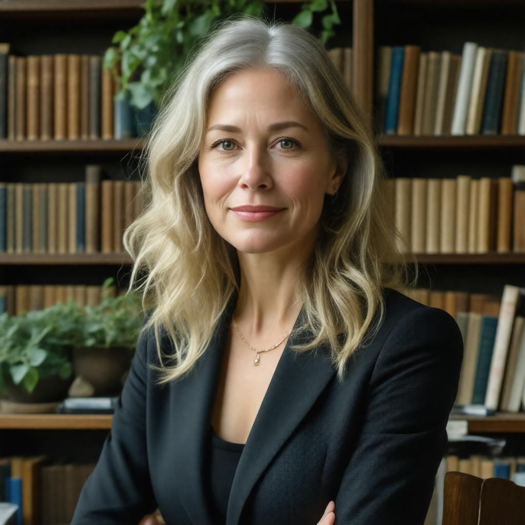 AI-created image of Karenna Gore