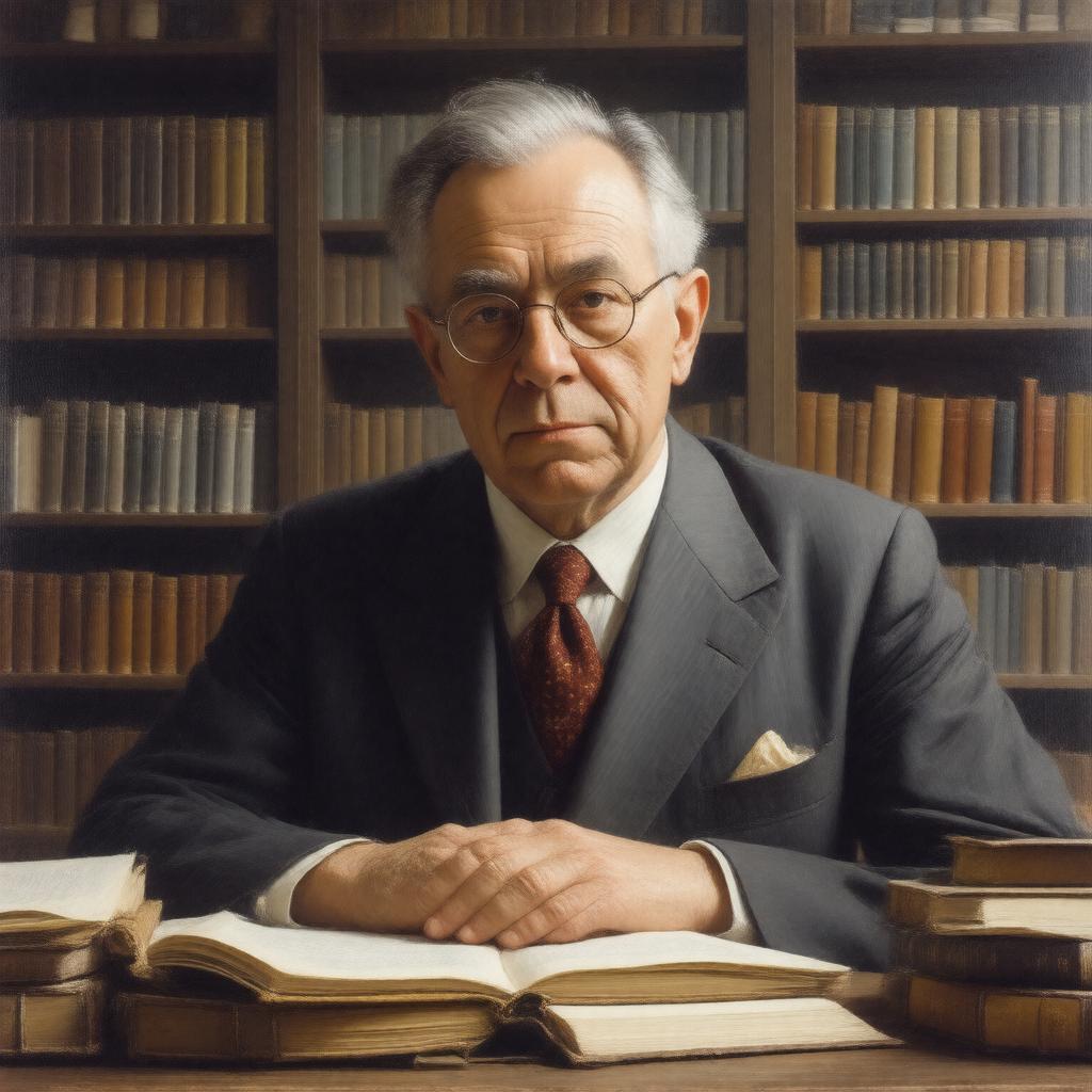 AI-created image of Karl Barth