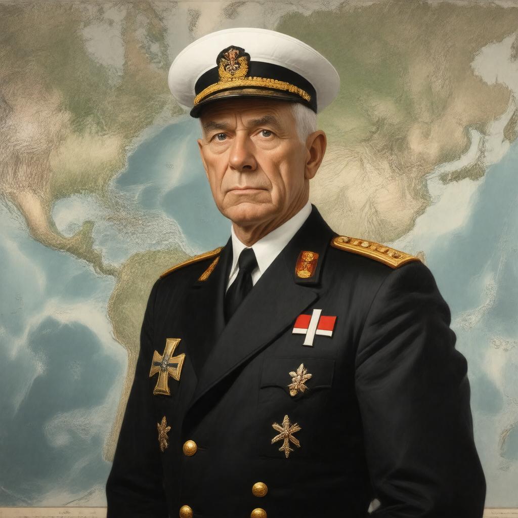 AI-created image of Karl Dönitz