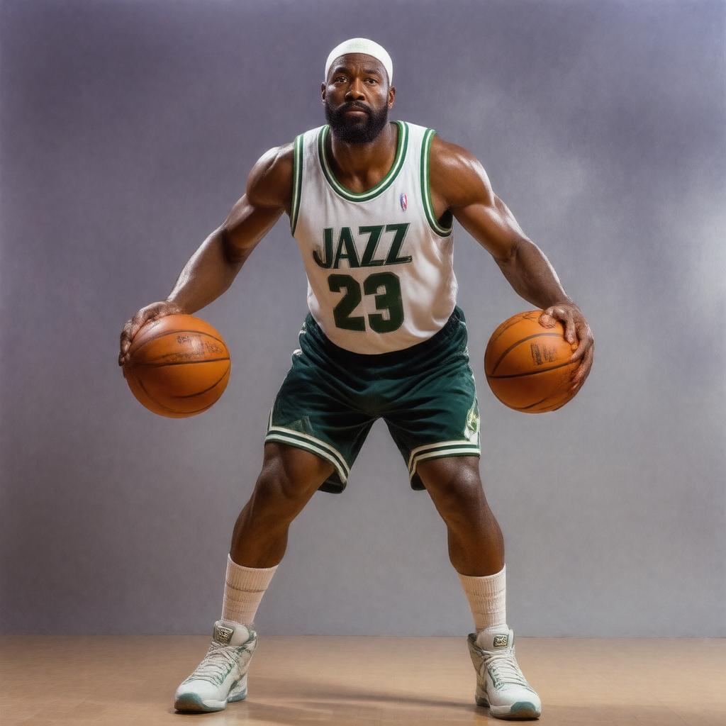 AI-created image of Karl Malone