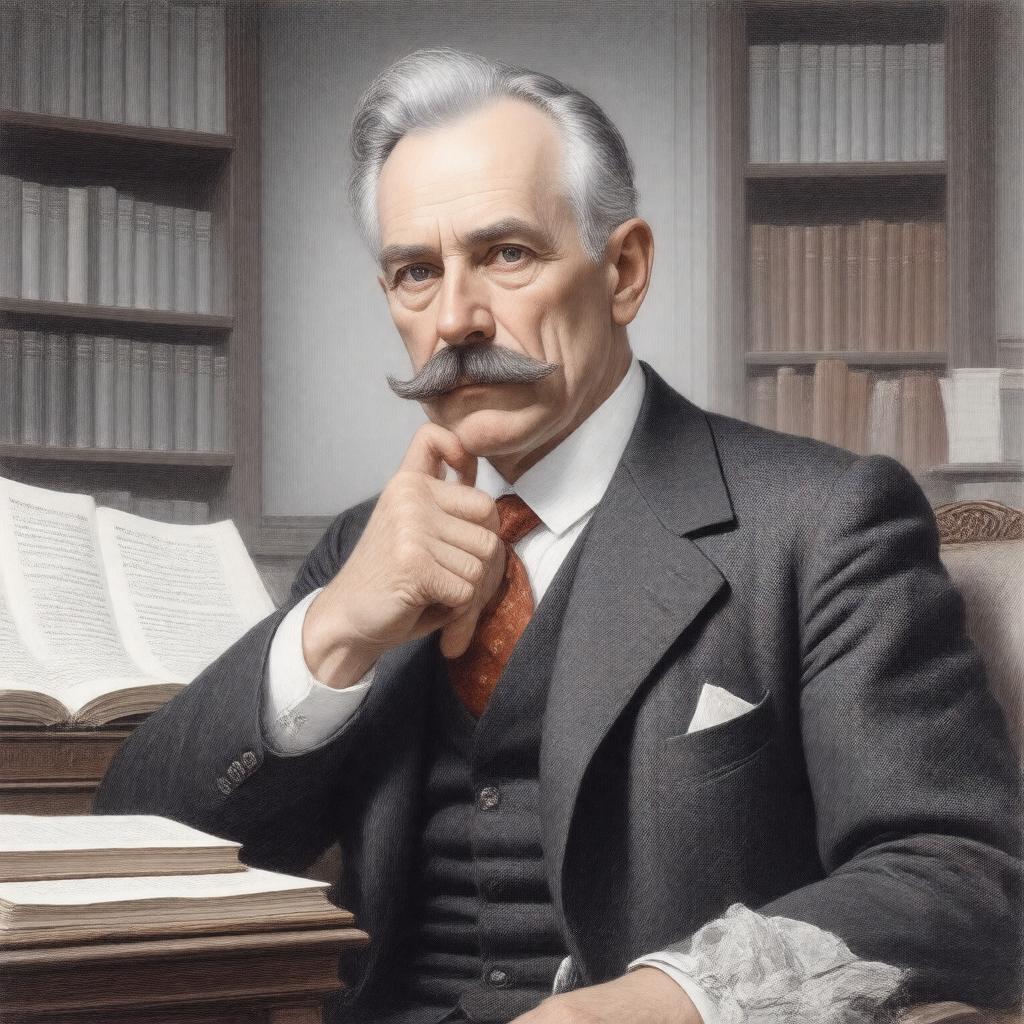 AI-created image of Karl Pearson