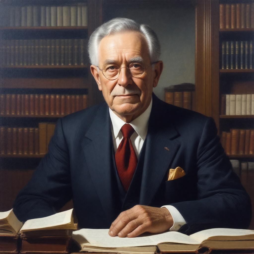 AI-created image of Karl Pribram