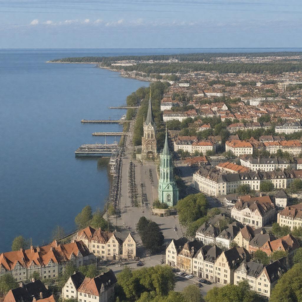 AI-created image of Karlskrona