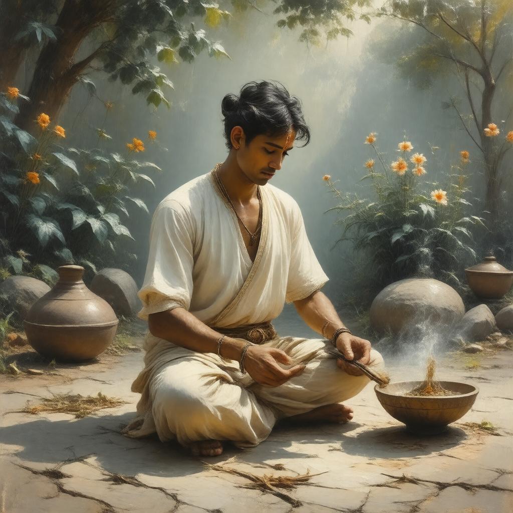 AI-created image of Karma Yoga