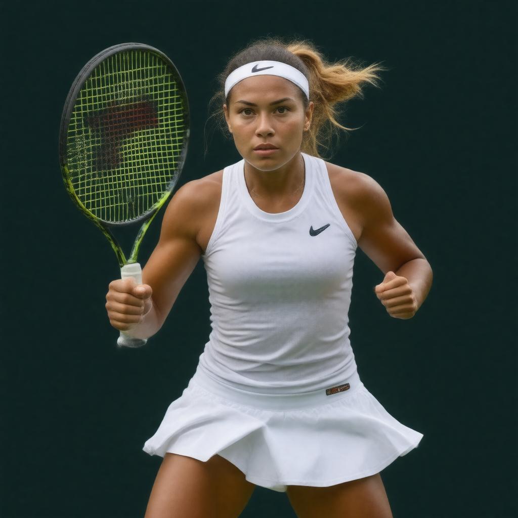 AI-created image of Karolína Plíšková