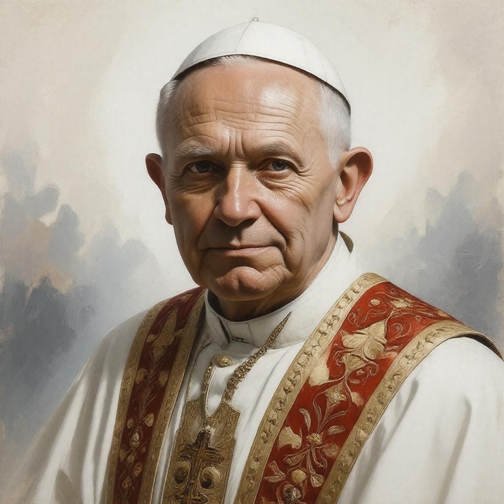 AI-created image of Karol Wojtyła