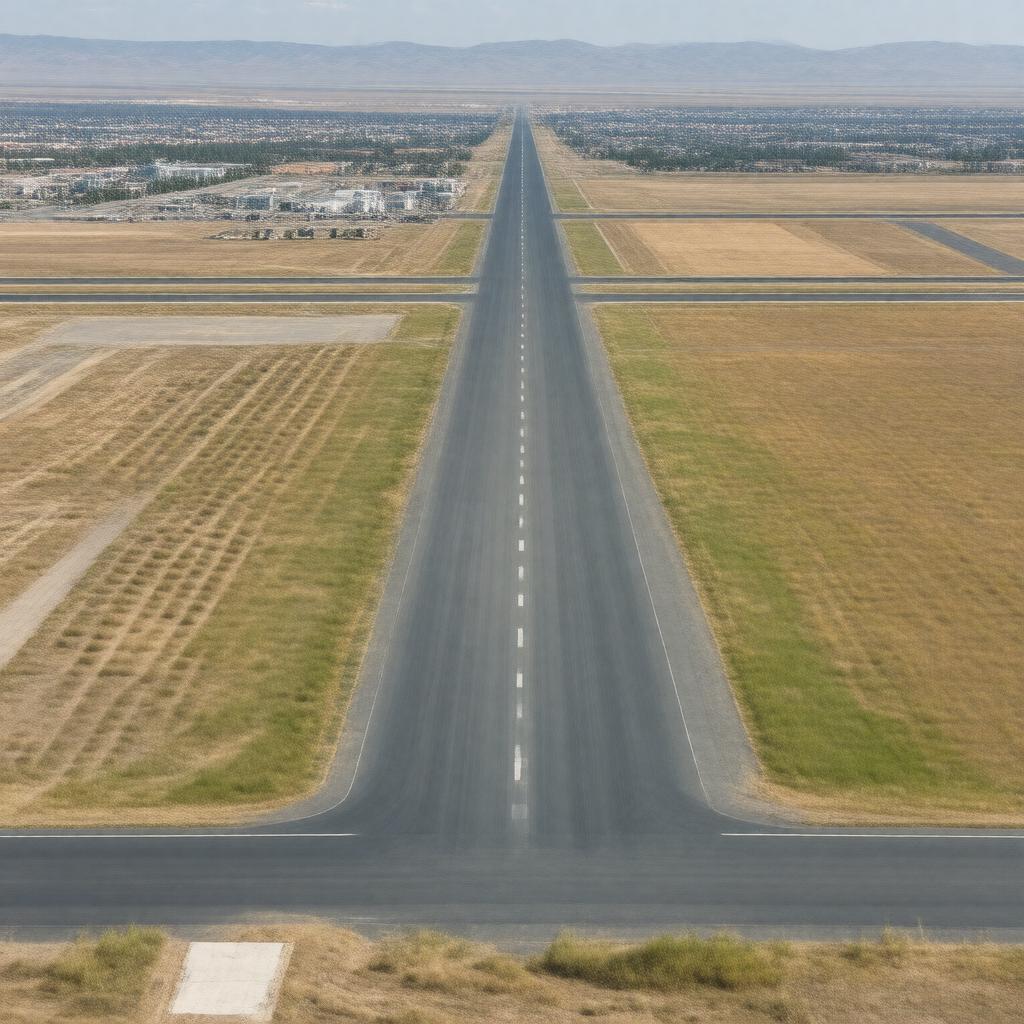 AI-created image of Karshi Airport