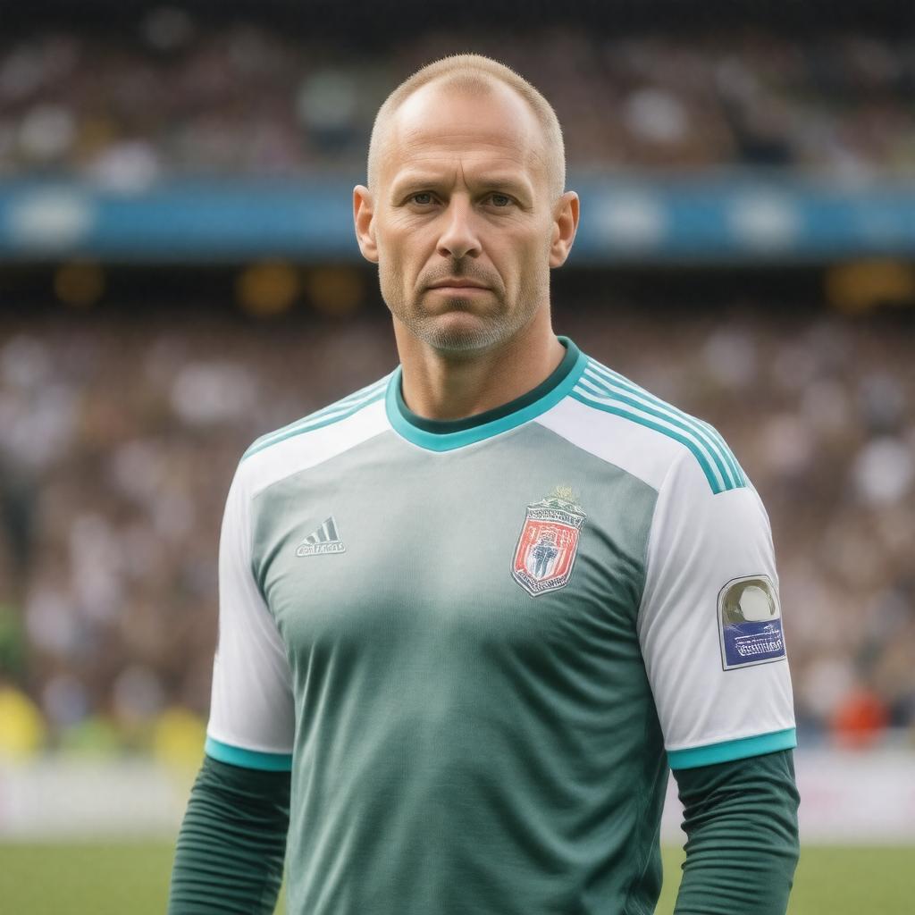 AI-created image of Kasey Keller