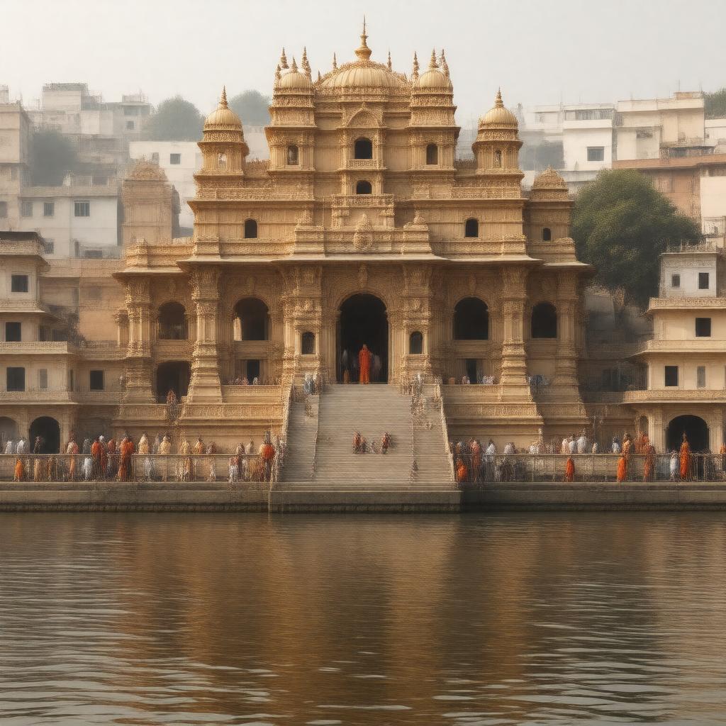 Click to view larger image AI-created image of Kashi Vishwanath Temple Trust