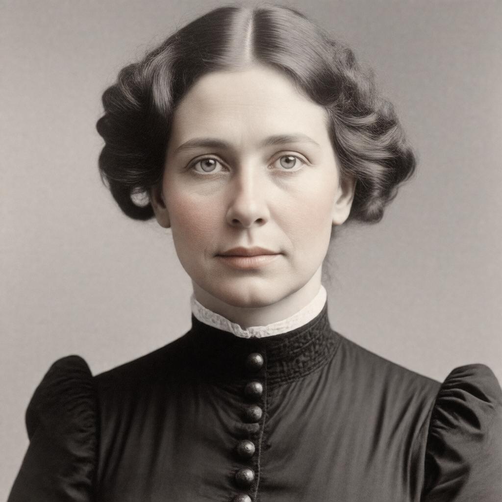 AI-created image of Katharine Lee Bates