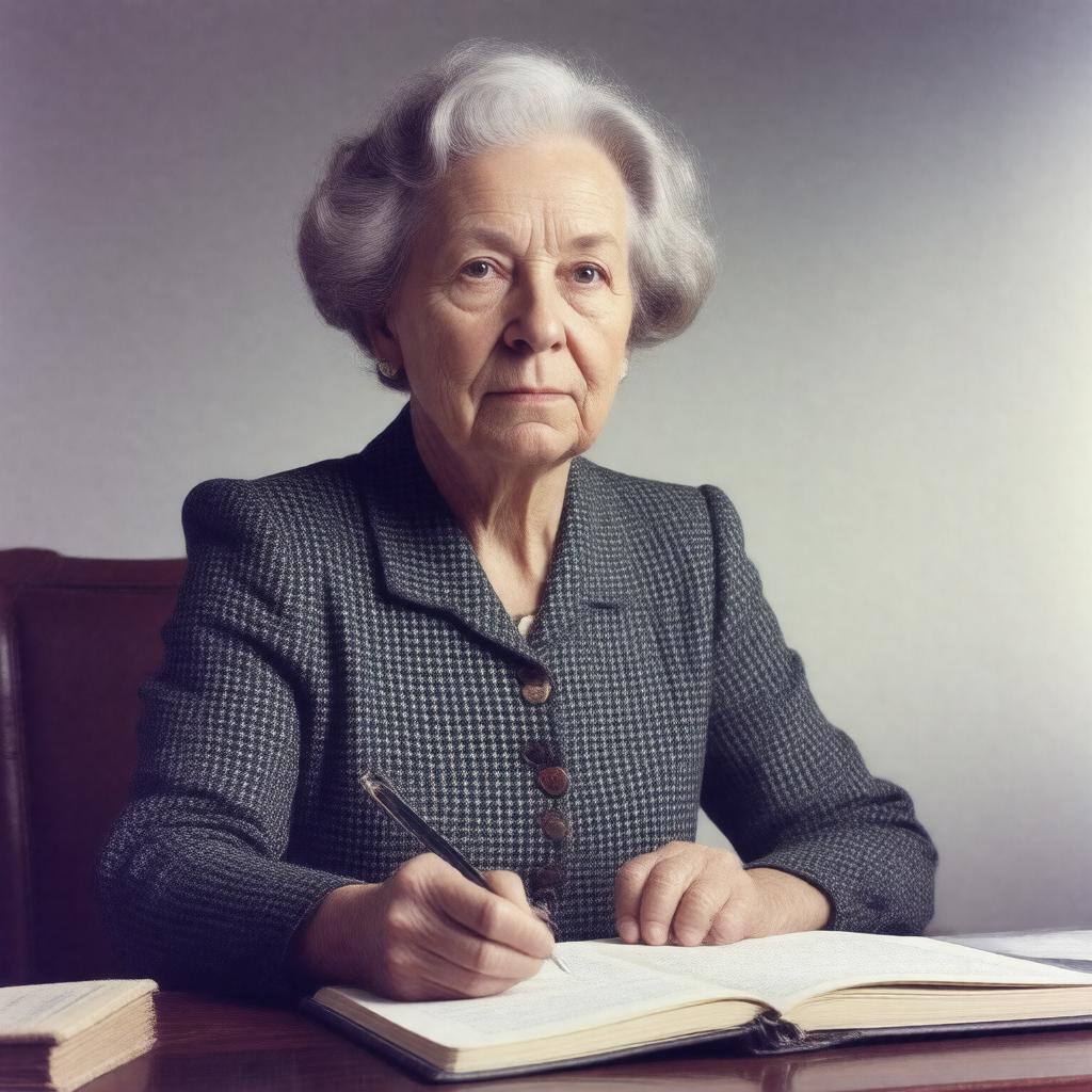 AI-created image of Katharine Tait