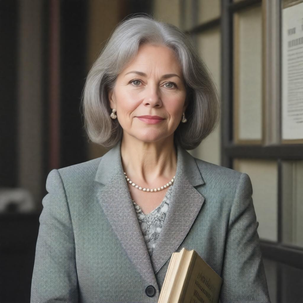 AI-created image of Katherine Bergeron