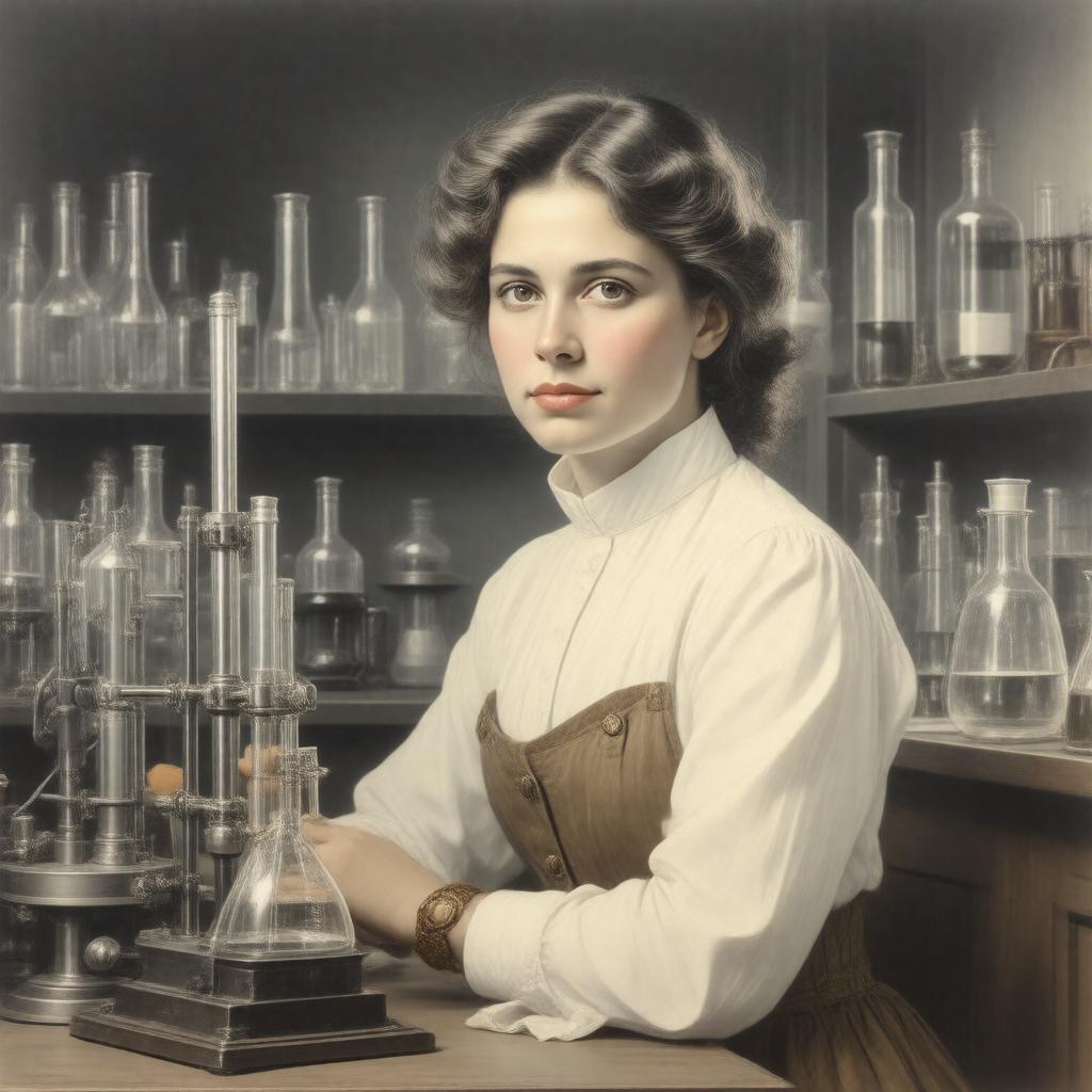 Click to view larger image AI-created image of Katherine Blodgett