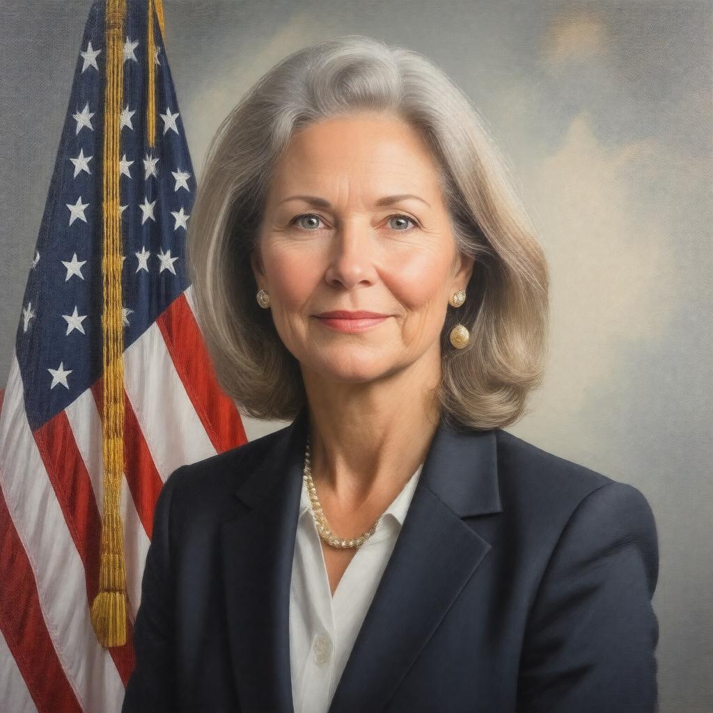 AI-created image of Katherine Clark