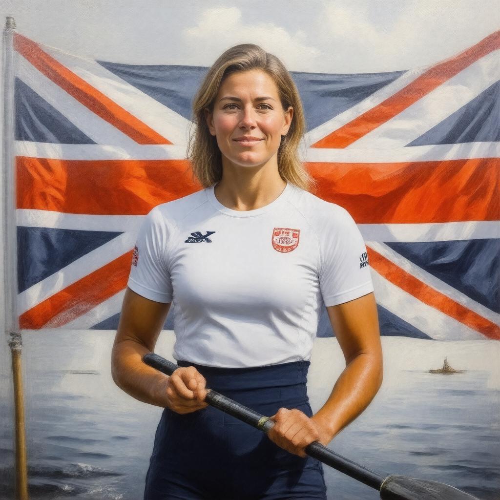 AI-created image of Katherine Grainger