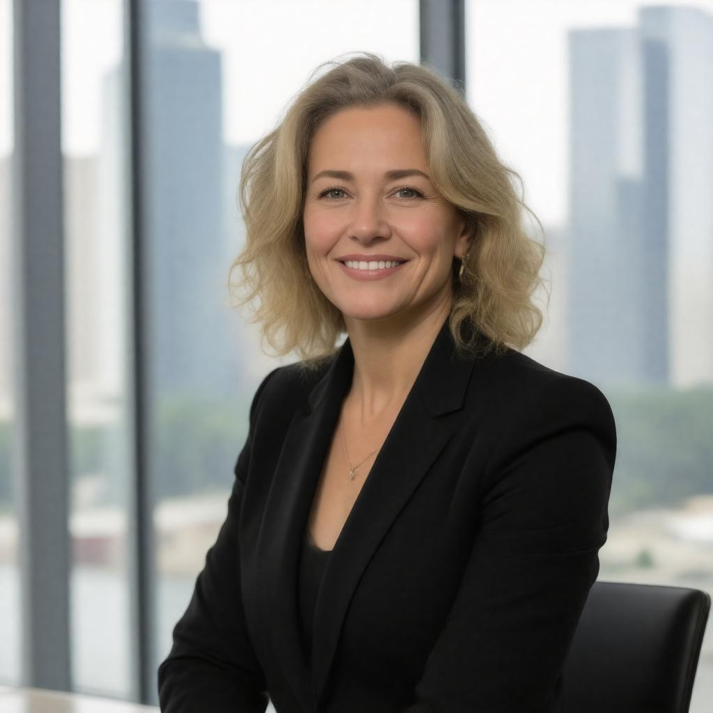 AI-created image of Katherine Maher