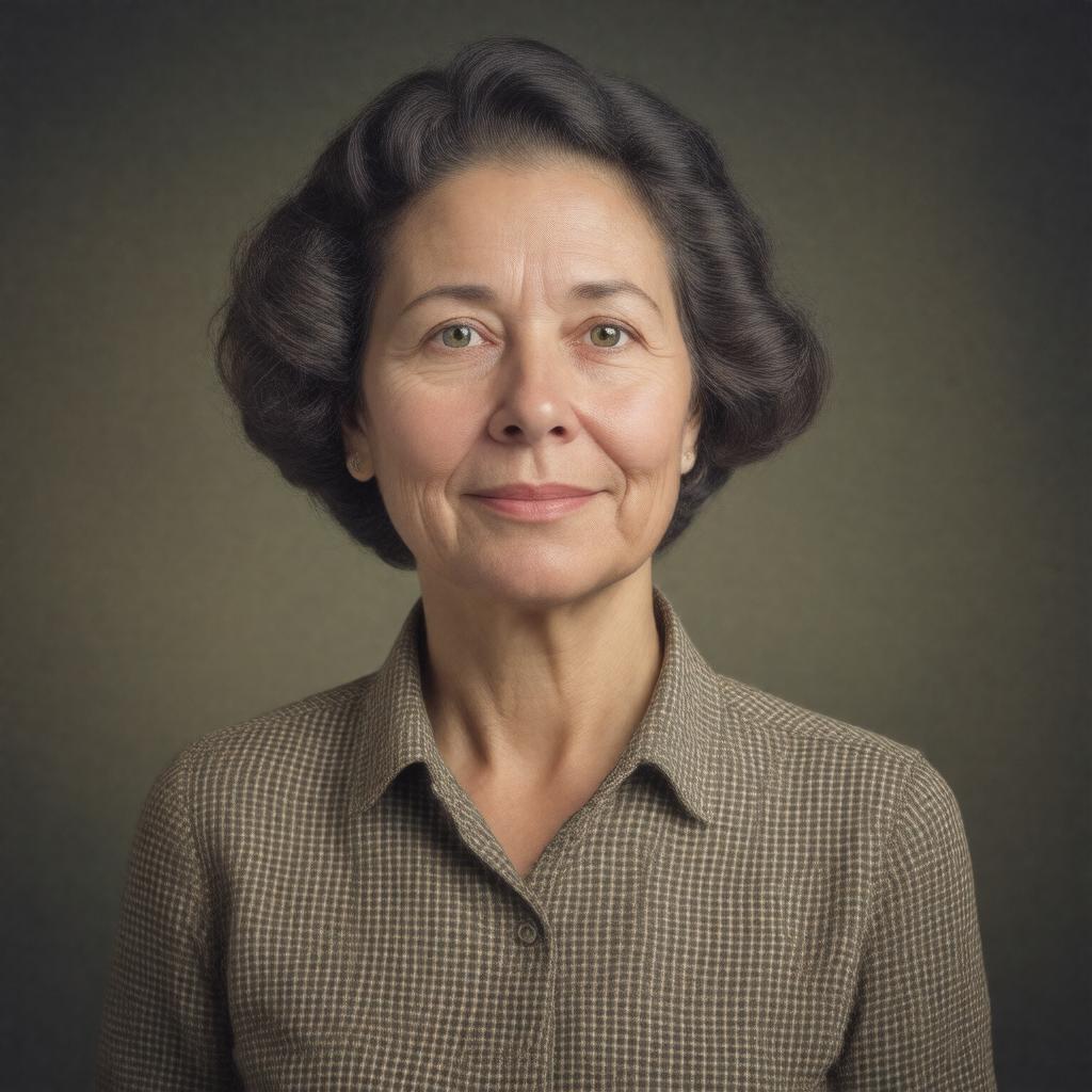 AI-created image of Katherine Oppenheimer
