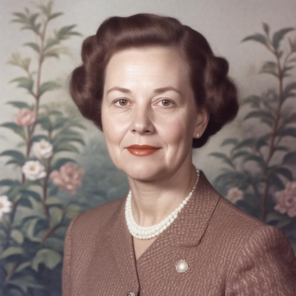 AI-created image of Katherine Vissering Puening