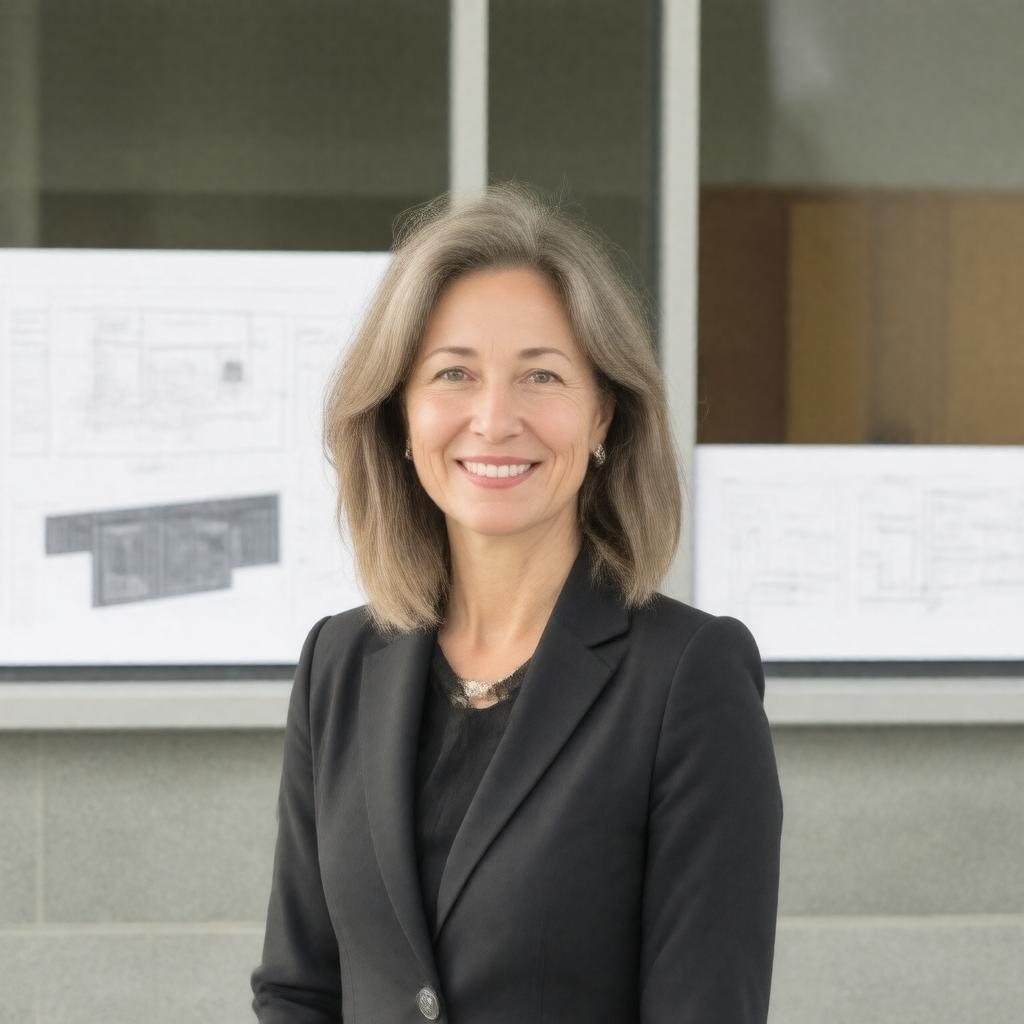 AI-created image of Katherine Woodcock