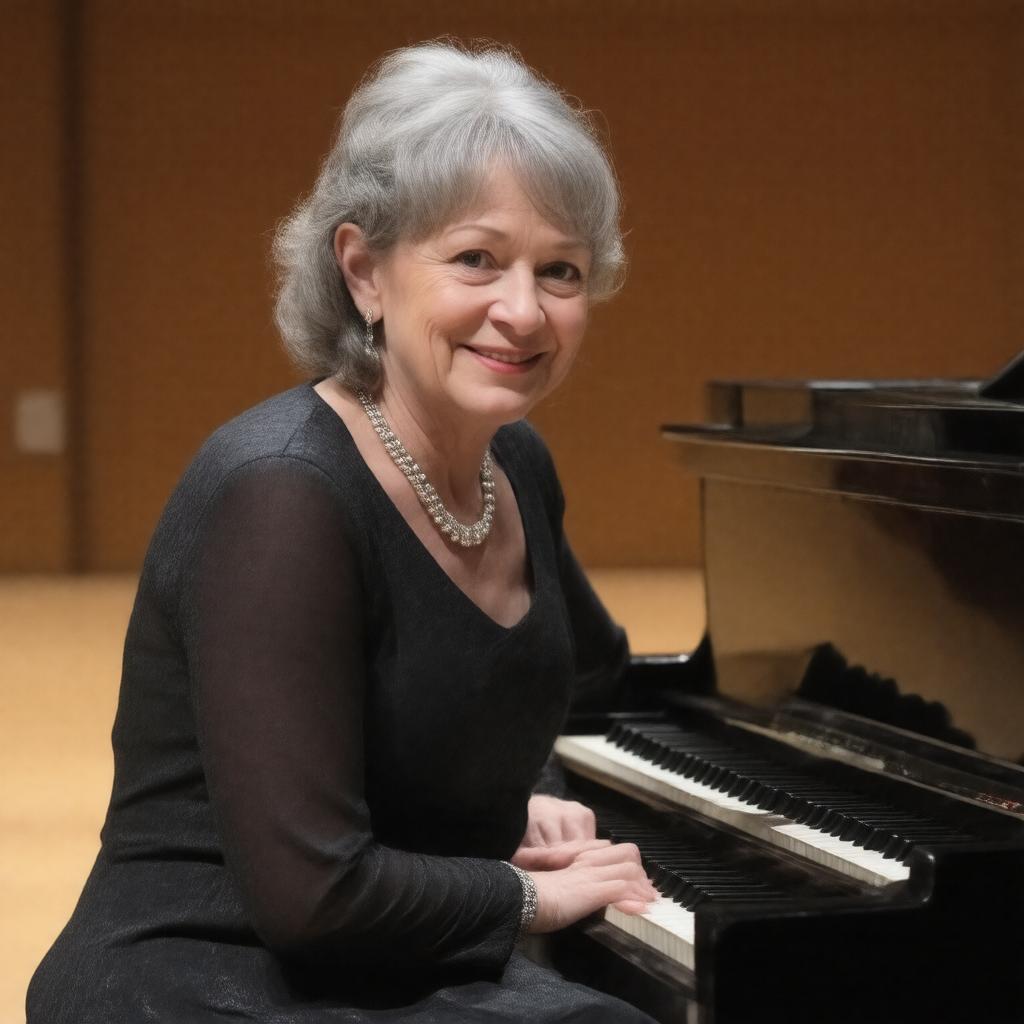 AI-created image of Kathryn Stott