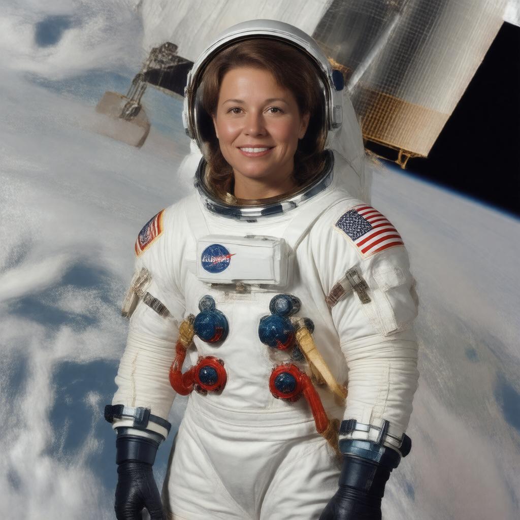 AI-created image of Kathryn Sullivan